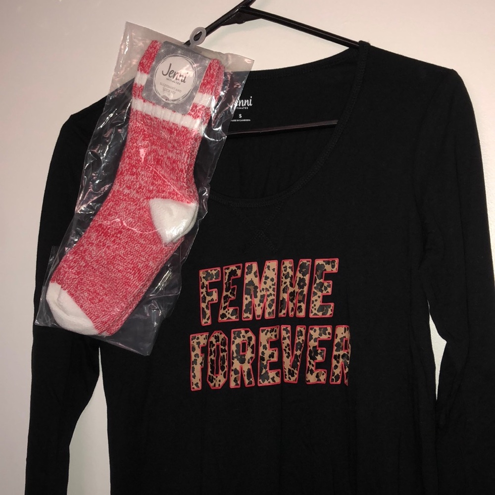 NWT Femme Forever PJ Sleepshirt